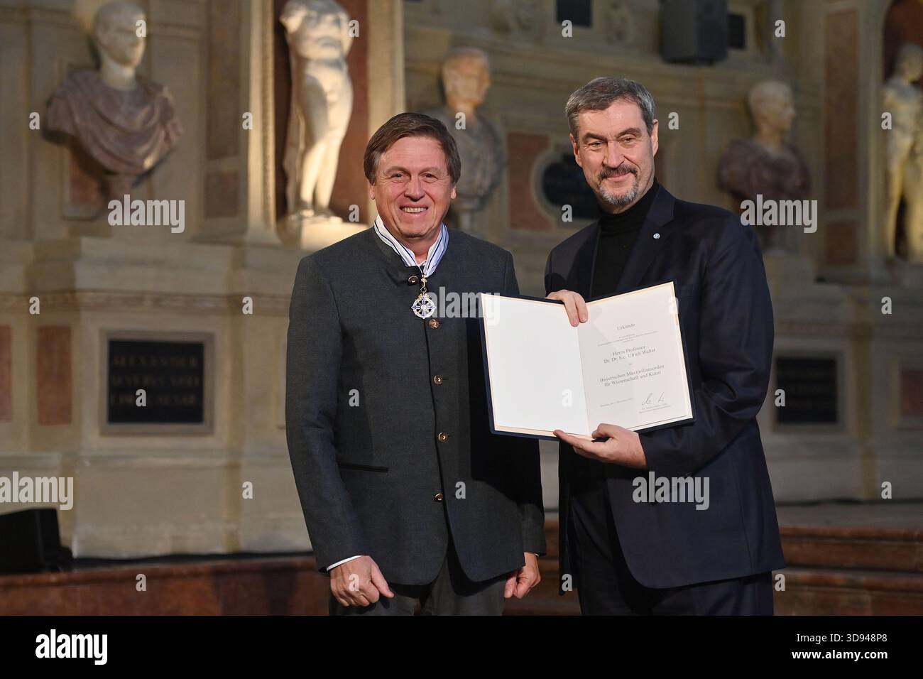 Prof. Dr. Dr. h.c. Ulrich Walter (former astronaut), Markus SOEDER ...