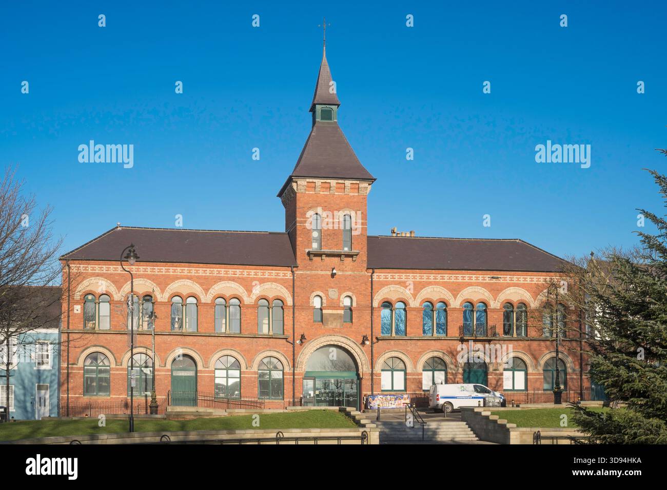 The listed Municipal Buildings and former market hall Hartlepool Headland, north east England, UK Stock Photo