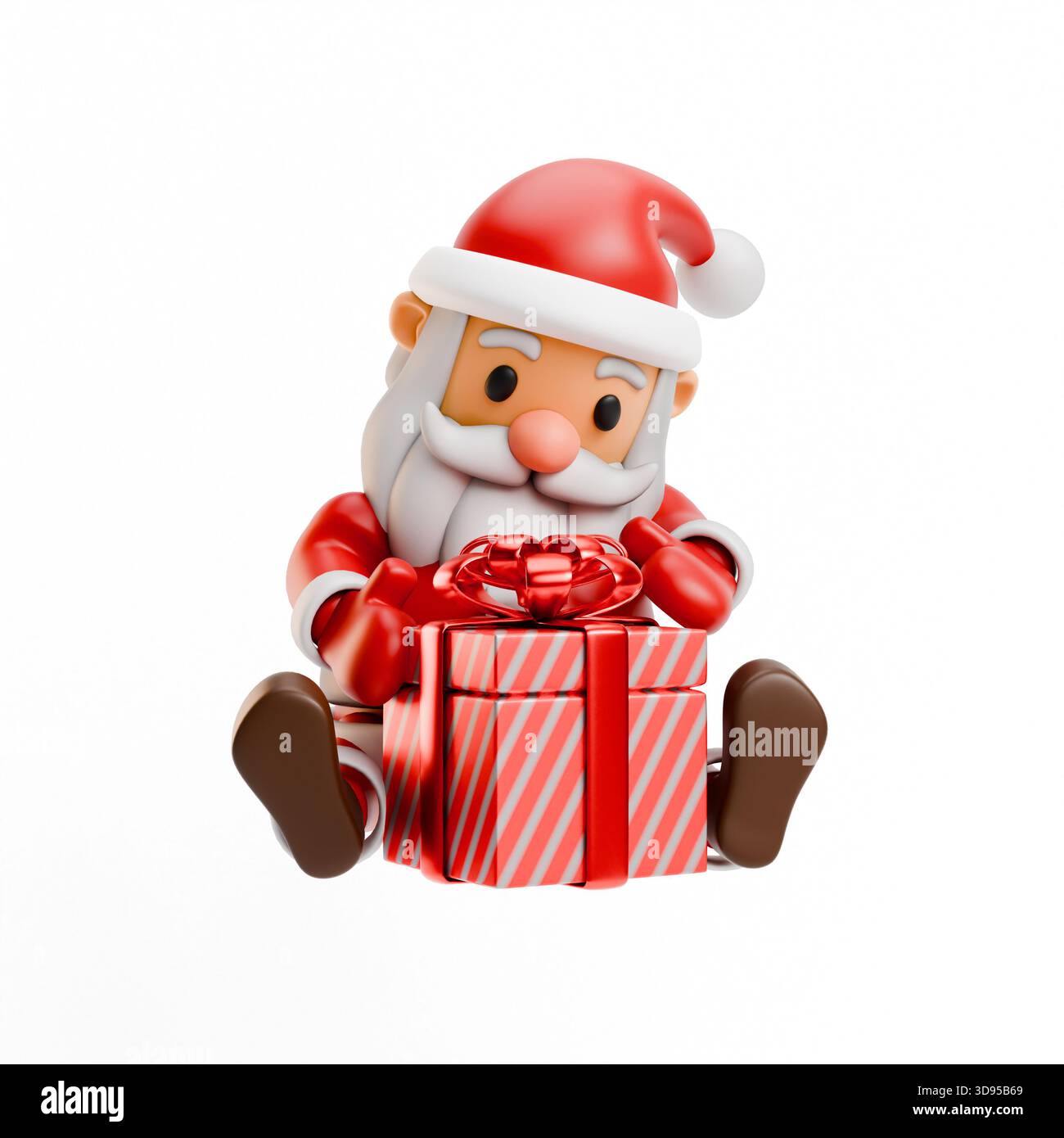 3d rendering santa sitting hi-res stock photography and images - Alamy