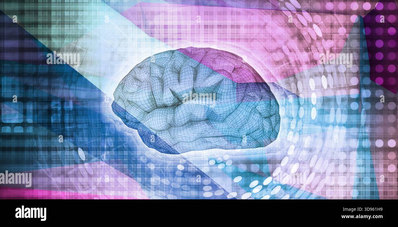 Brain Function and Human Intellect as a Mind Concept Stock Photo - Alamy