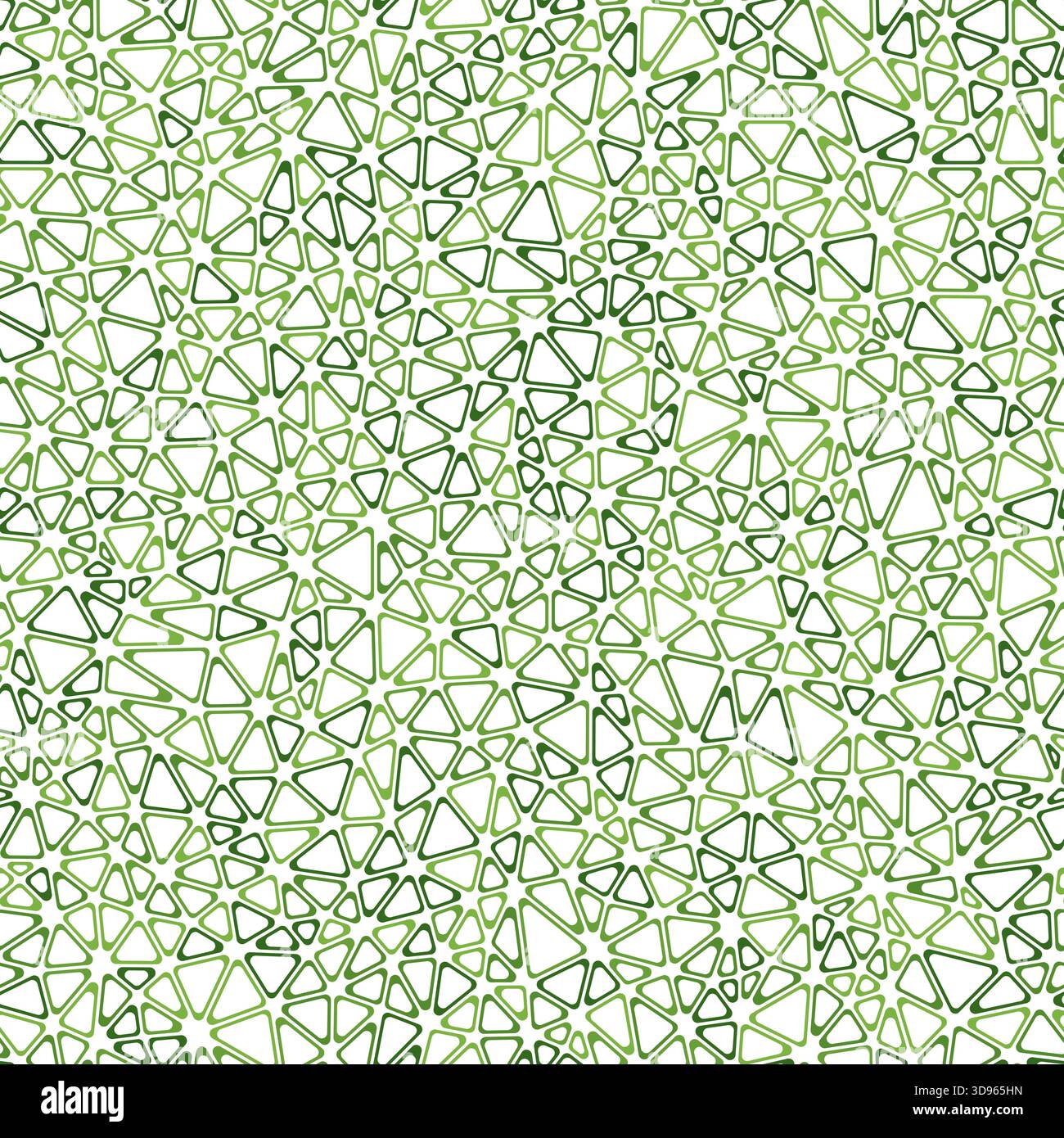 Triangulation geometric shapes background. Tiny triangles size. Mono-tone style. Rounded triangular cells outlined. Repeatable pattern. Stock Vector