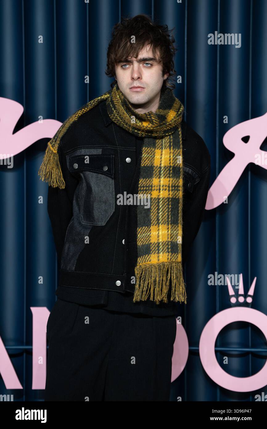 Lennon Gallagher attends The Fashion Awards 2025 presented by Pandora