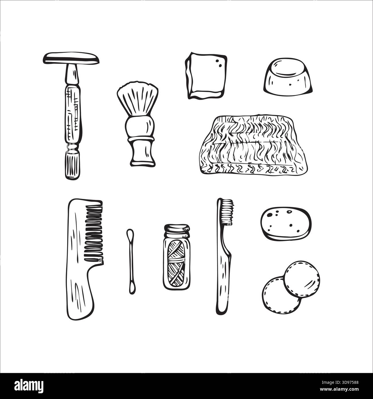 Personal beauty care Black and White Stock Photos & Images - Alamy