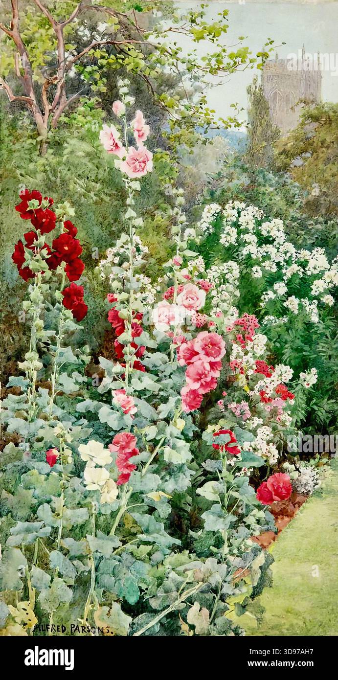 A GARDEN OF ROSES アルフレッド・パーソンズ 薔薇 画集 本 本・雑誌