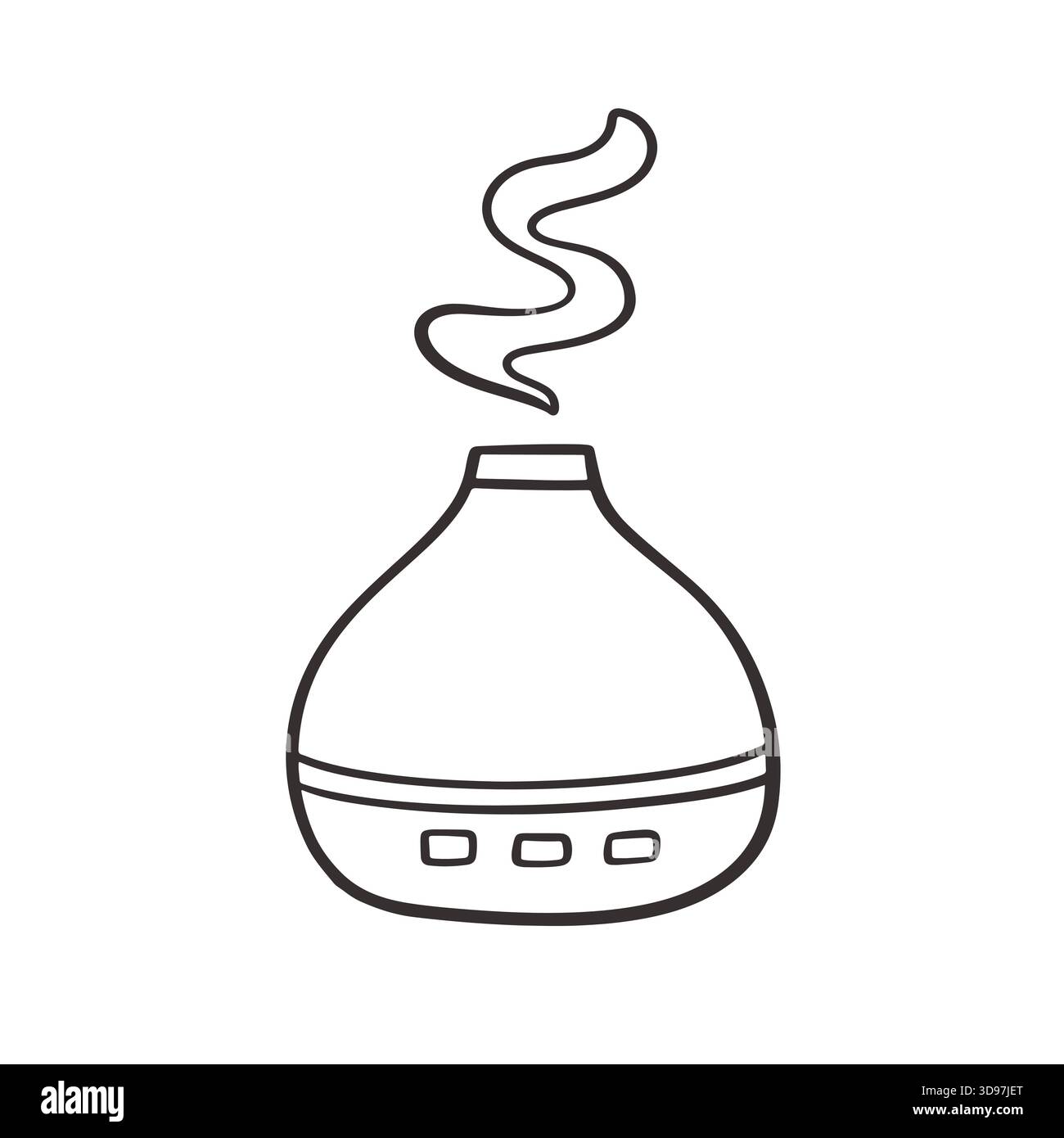 Vector Aroma Essential Oils Aromatherapy Diffuser Stock Vector