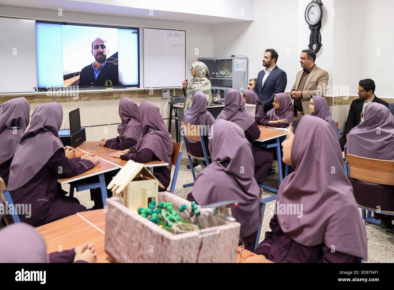 December 3, 2025, Tehran, Iran: Iranians high school girls attend the ...
