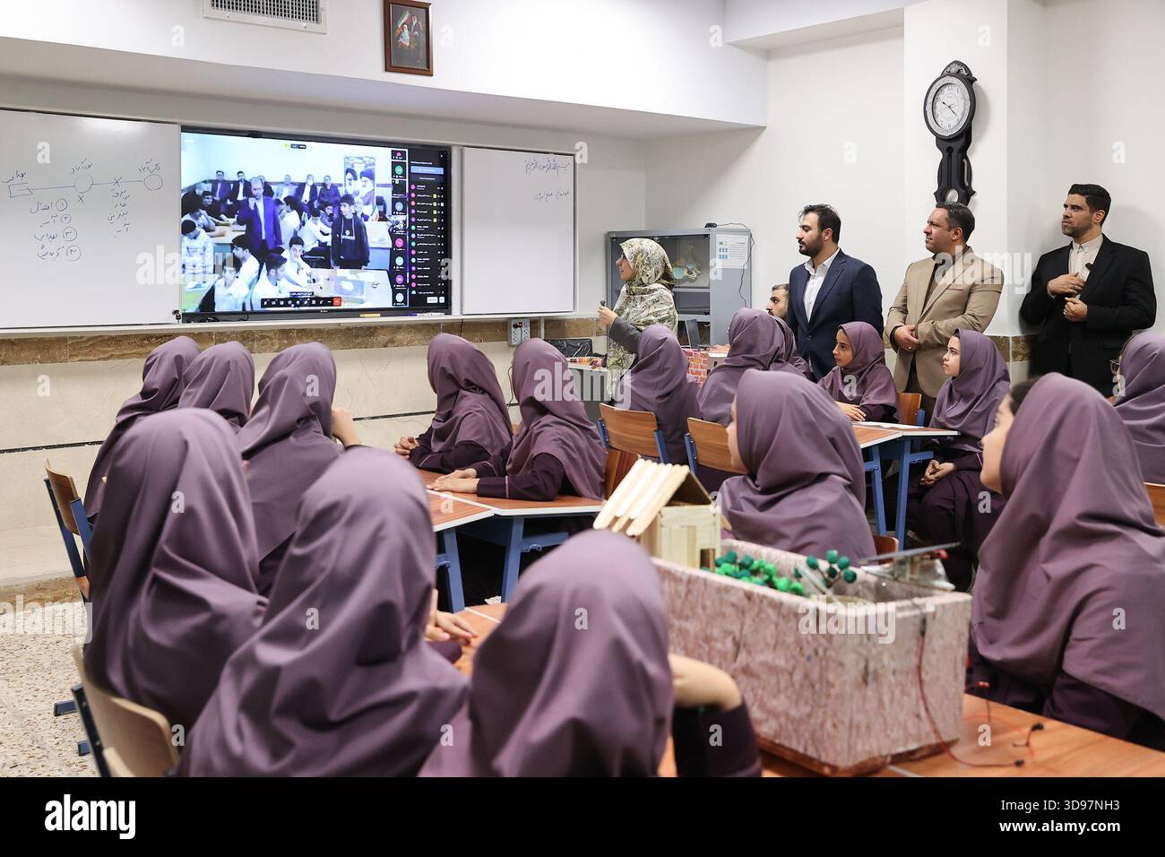 December 3, 2025, Tehran, Iran: Iranians high school girls attend the ...