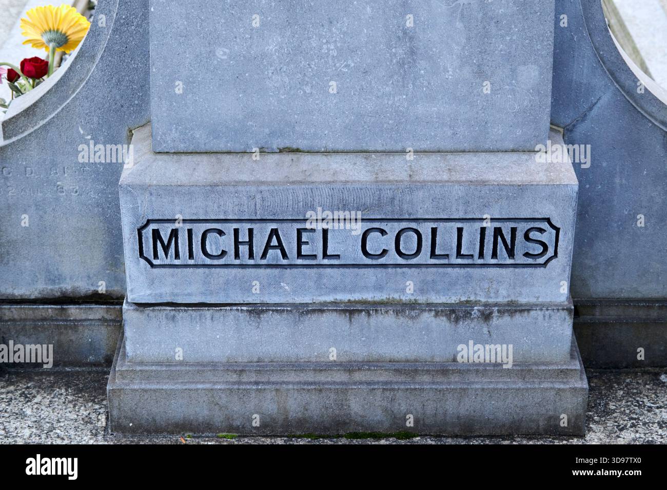 michael collins grave in glasnevin cemetery dublin, republic of ireland Stock Photo
