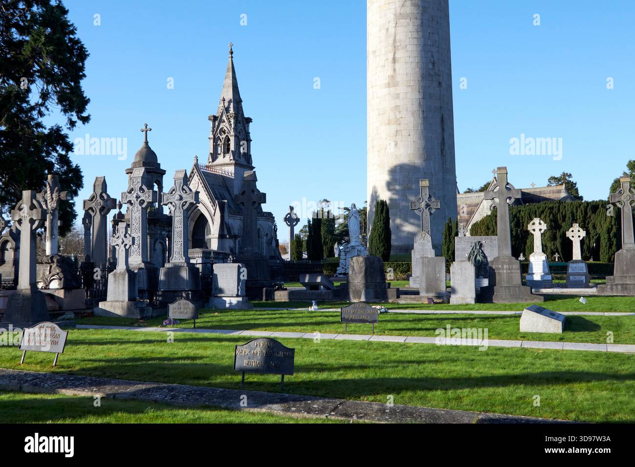 the republican plot in glasnevin cemetery dublin, republic of ireland Stock Photo