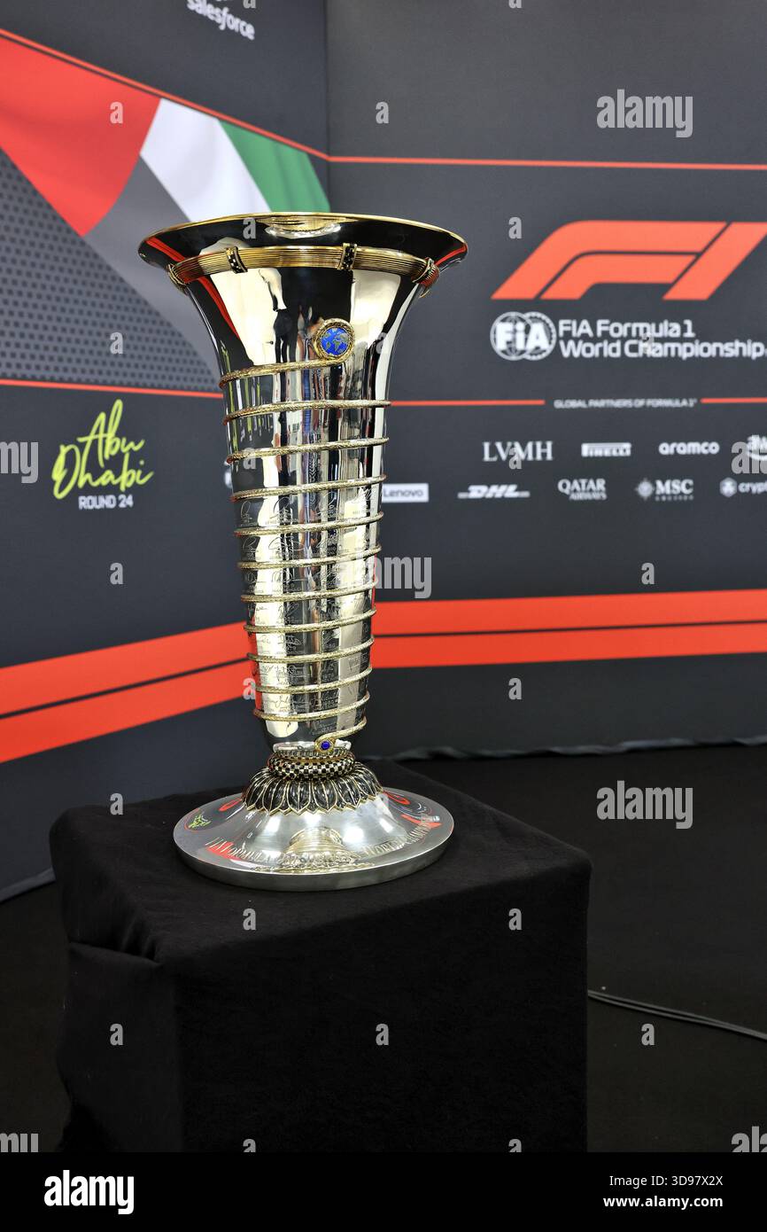 F1 drivers championship trophy hi-res stock photography and images - Alamy