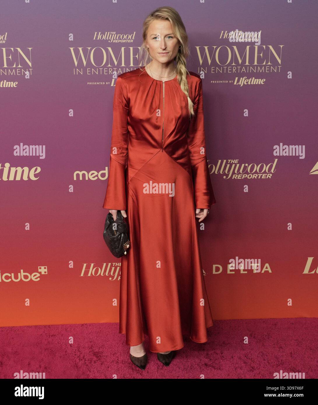 Mamie Gummer arrives at The Hollywood Reporter's Annual Women In ...