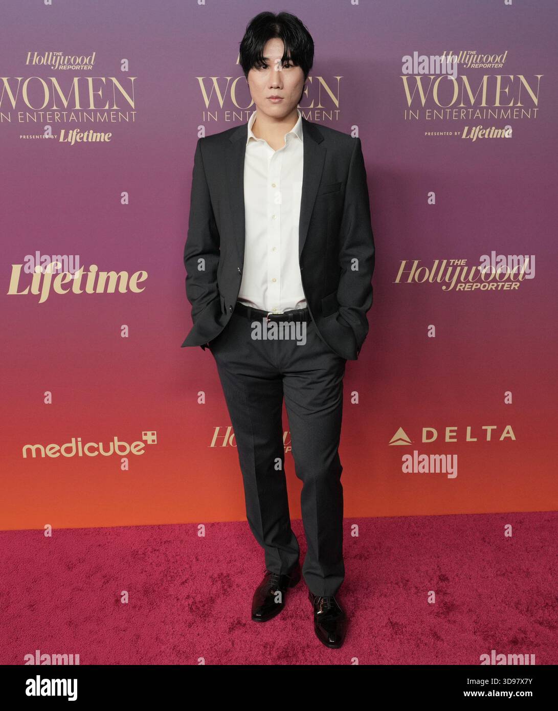 Joe Cho arrives at The Hollywood Reporter's Annual Women In ...