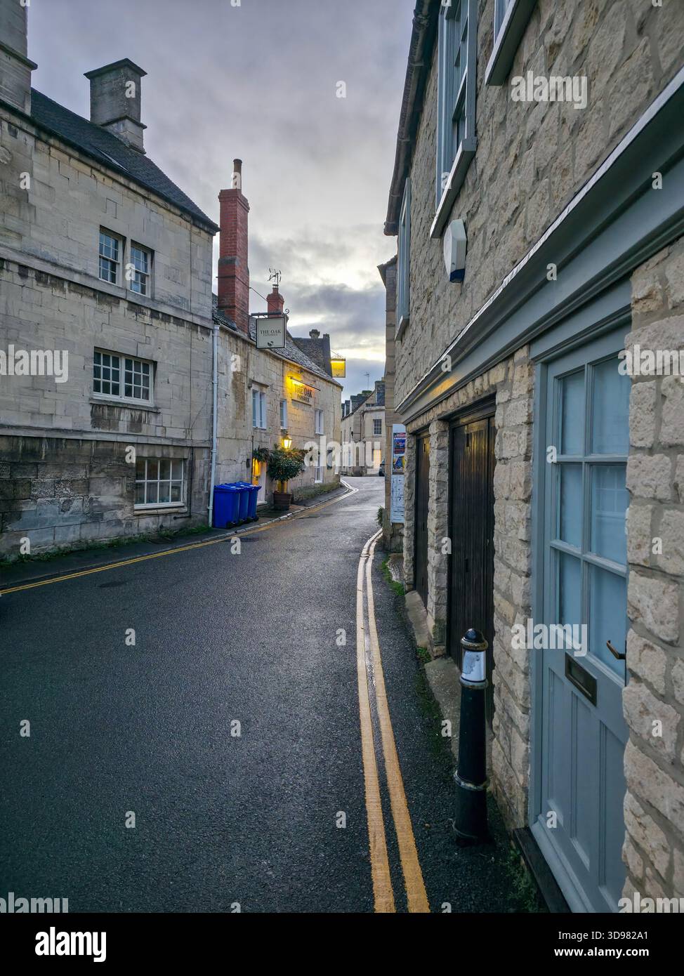 Cotswolds Autumn Landscape Stroud painswick - Smartphone Captured Stock Image