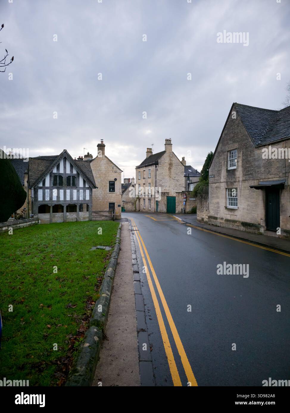 Cotswolds Autumn Landscape Stroud painswick - Smartphone Captured Stock Image