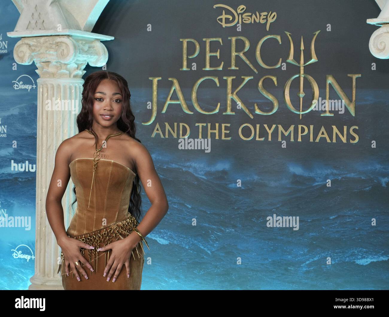 Leah Sava Jeffries At The Disney Original Series PERCY JACKSON AND Leah Sava Jeffries At The Disney Original Series PERCY JACKSON AND