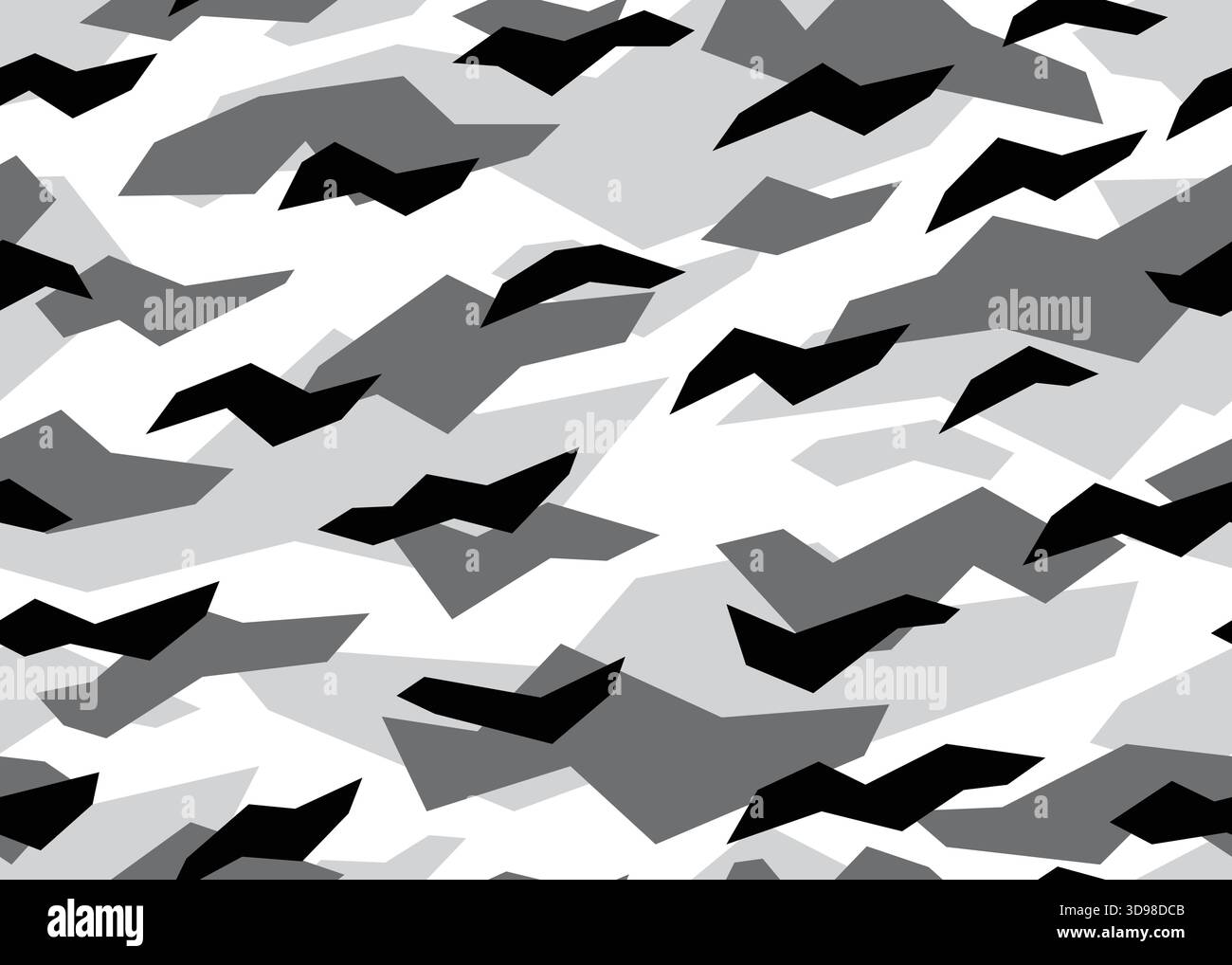 Gray modern camouflage pattern. vector background illustration for web, banner, backdrop or surface design use Stock Vector