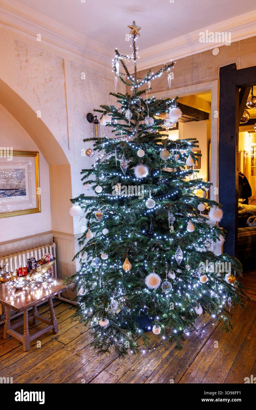 Christmas tree, England, UK Stock Photo