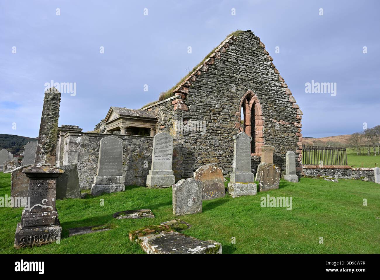Skipness Church Ruins of medieval St Brendan's or Kilbrannan Chapel, Skipness Scotland ...