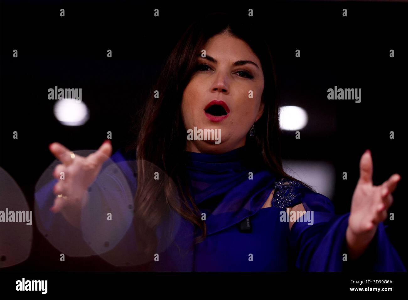 Madrid, Spain; December 3, 2025 Opera singer Eva Marco. Launch of the ...