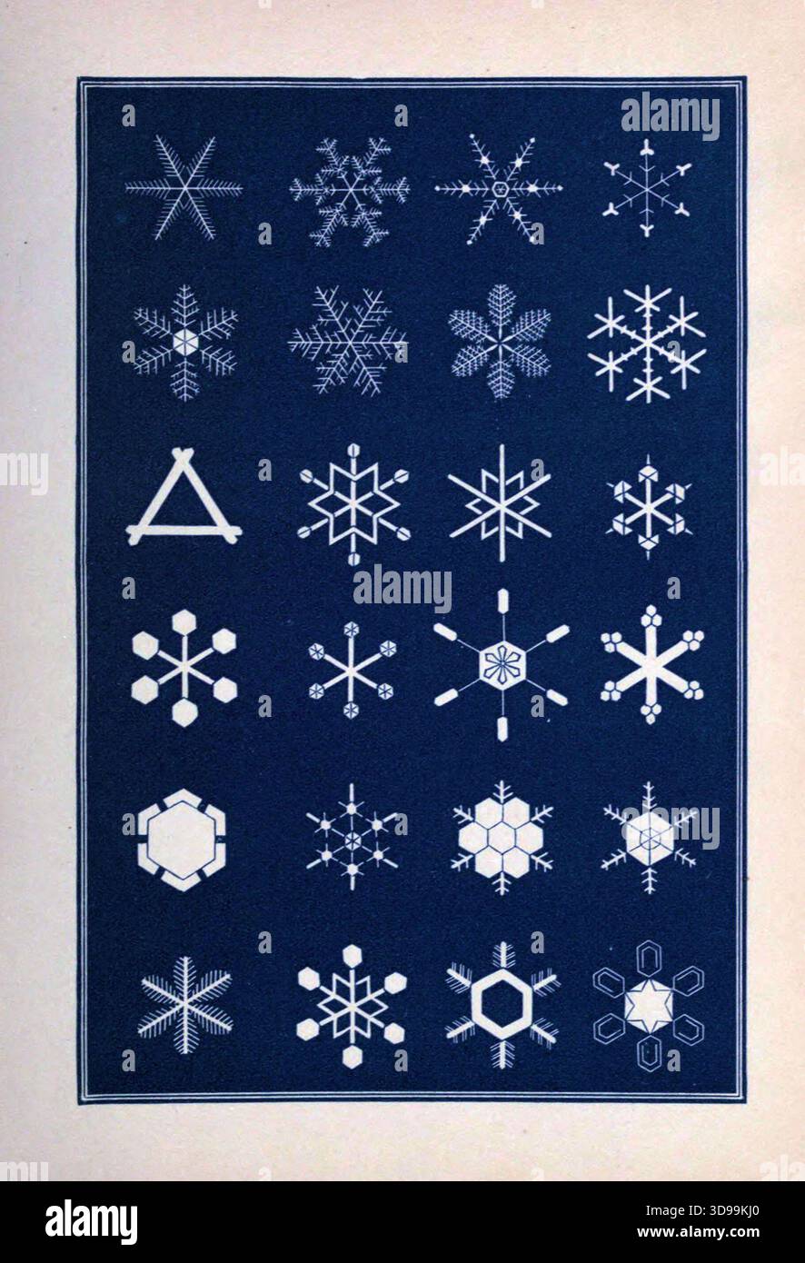 Snowflake Chapter Snowflakes: a chapter from the book of nature. Vintage book ...