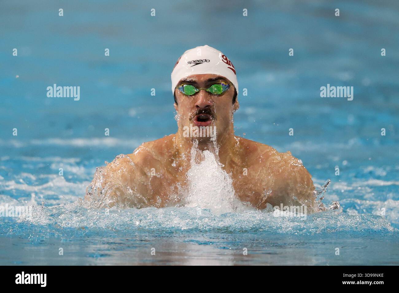 AUSTIN, TX - DECEMBER 04: Van Mathias competes in a men's 50 meter ...