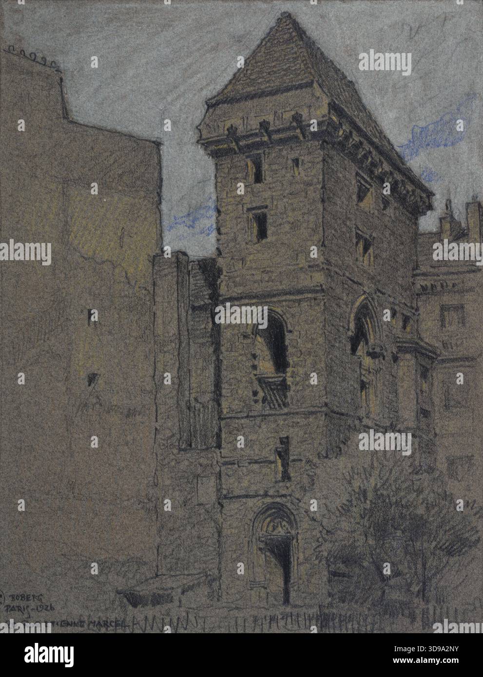 The Tower Of John The Fearless 20 Rue Etienne Marcel Boberg Gustave the-tower-of-john-the-fearless-20-rue-etienne-marcel-boberg-gustave