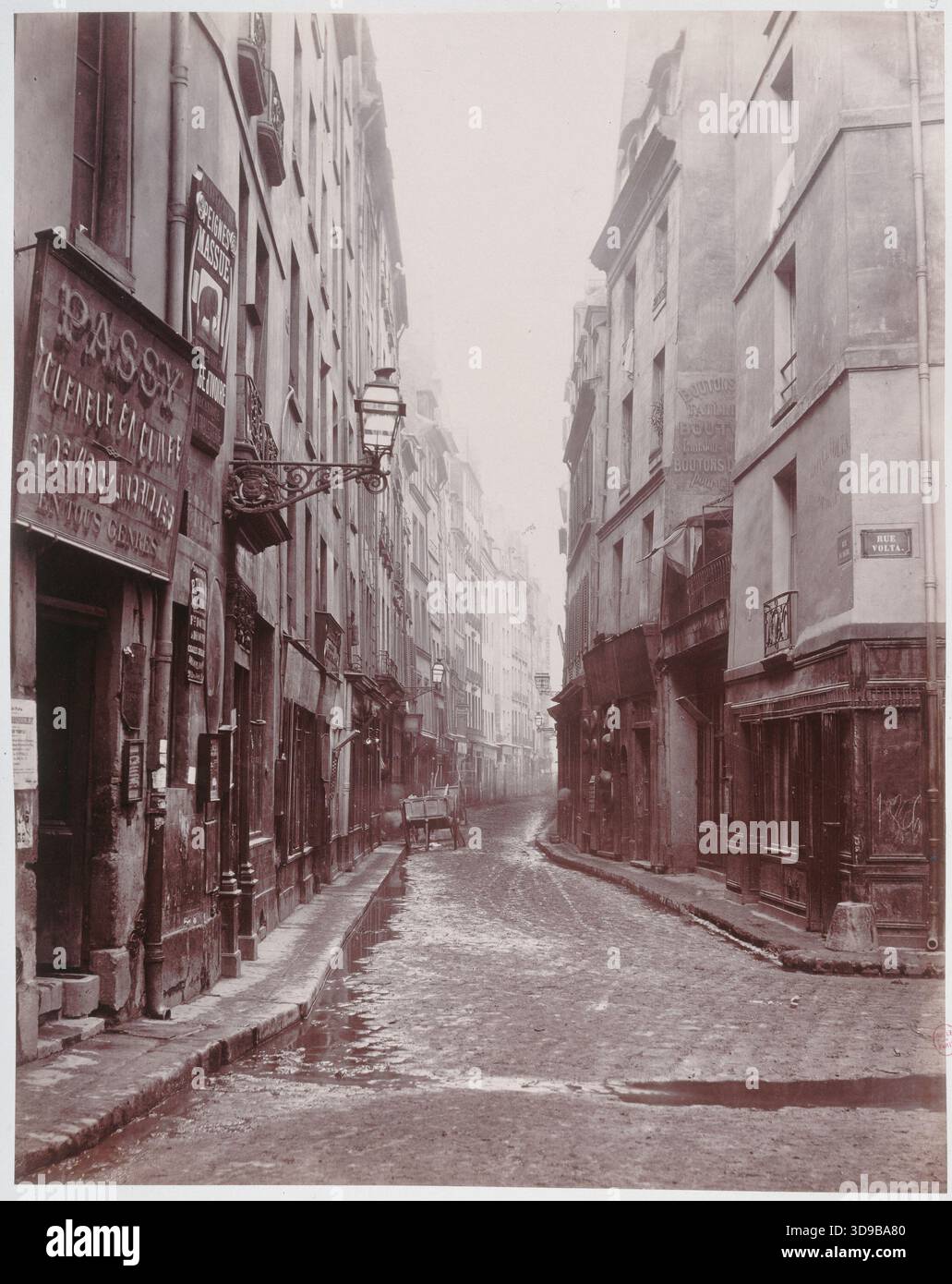 Charles marville paris rue au maire hi-res stock photography and