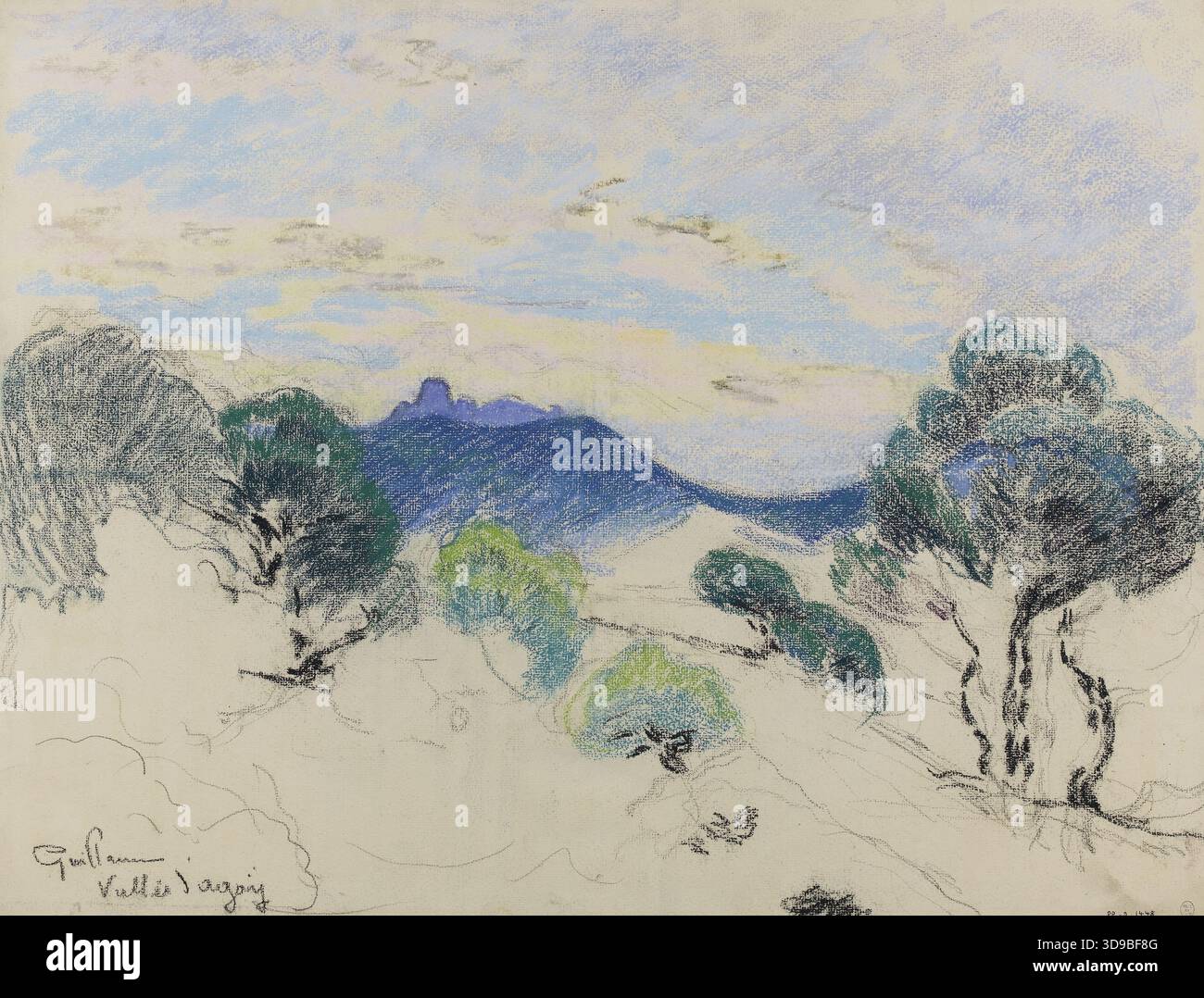 Vall e D Agay Guillaumin Armand Draughtsman Circa 1895 Last vall-e-d-agay-guillaumin-armand-draughtsman-circa-1895-last