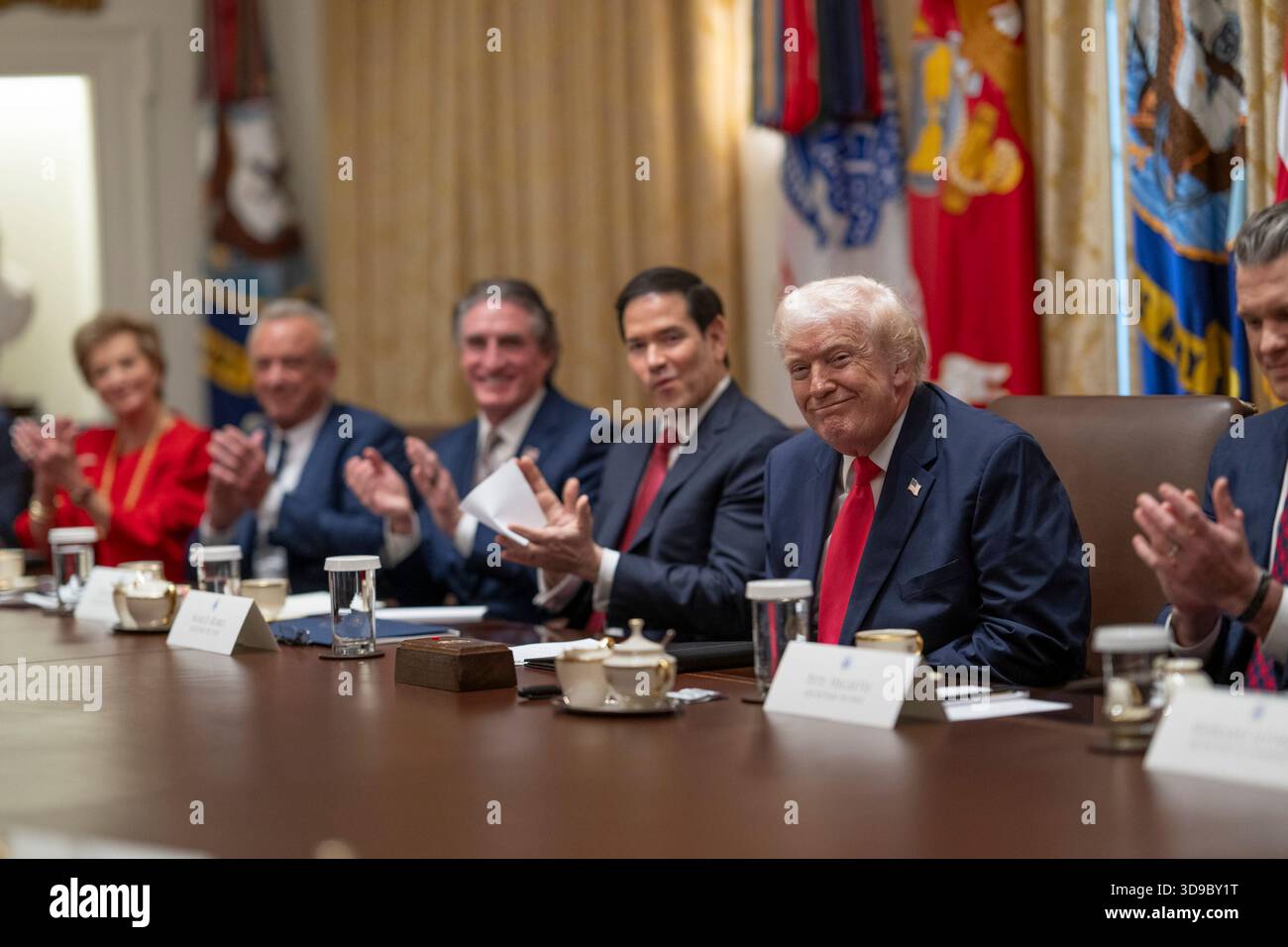 President Donald Trump holds a cabinet meeting, Tuesday, December 2 ...