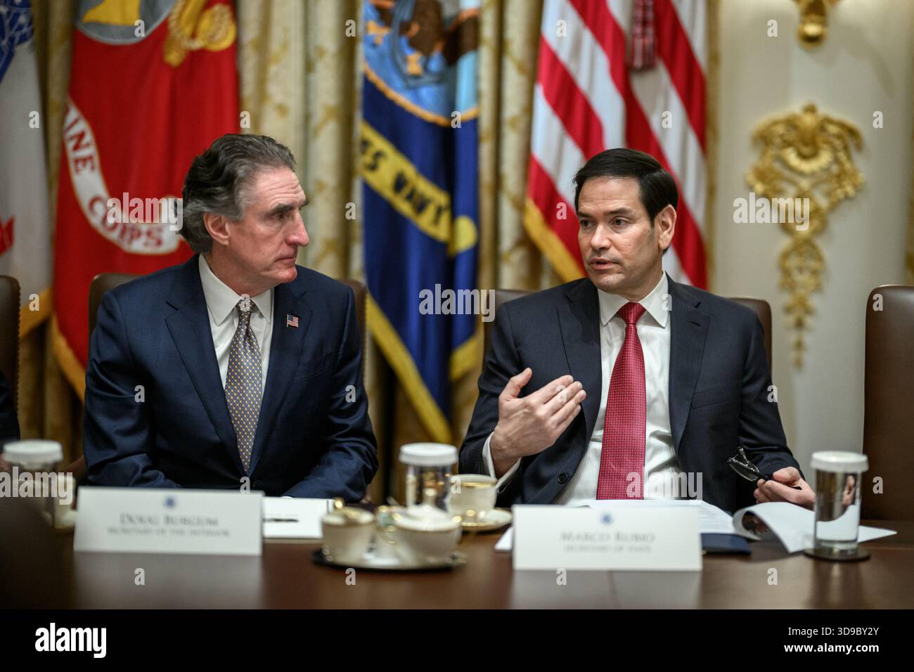 President Donald Trump holds a cabinet meeting, Tuesday, December 2 ...