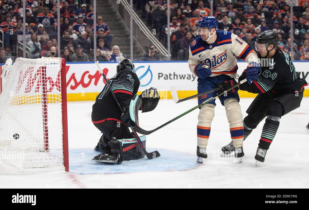 Leon Draisaitl leads Edmonton Oilers to 3-1 win over Kraken