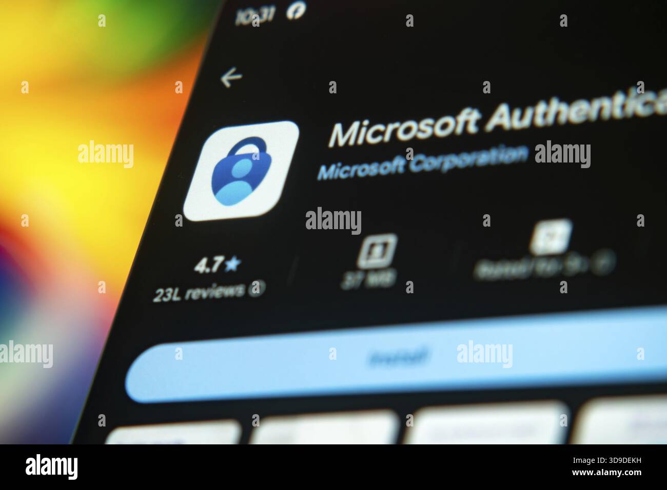 Microsoft authenticator app on hi-res stock photography and images - Alamy