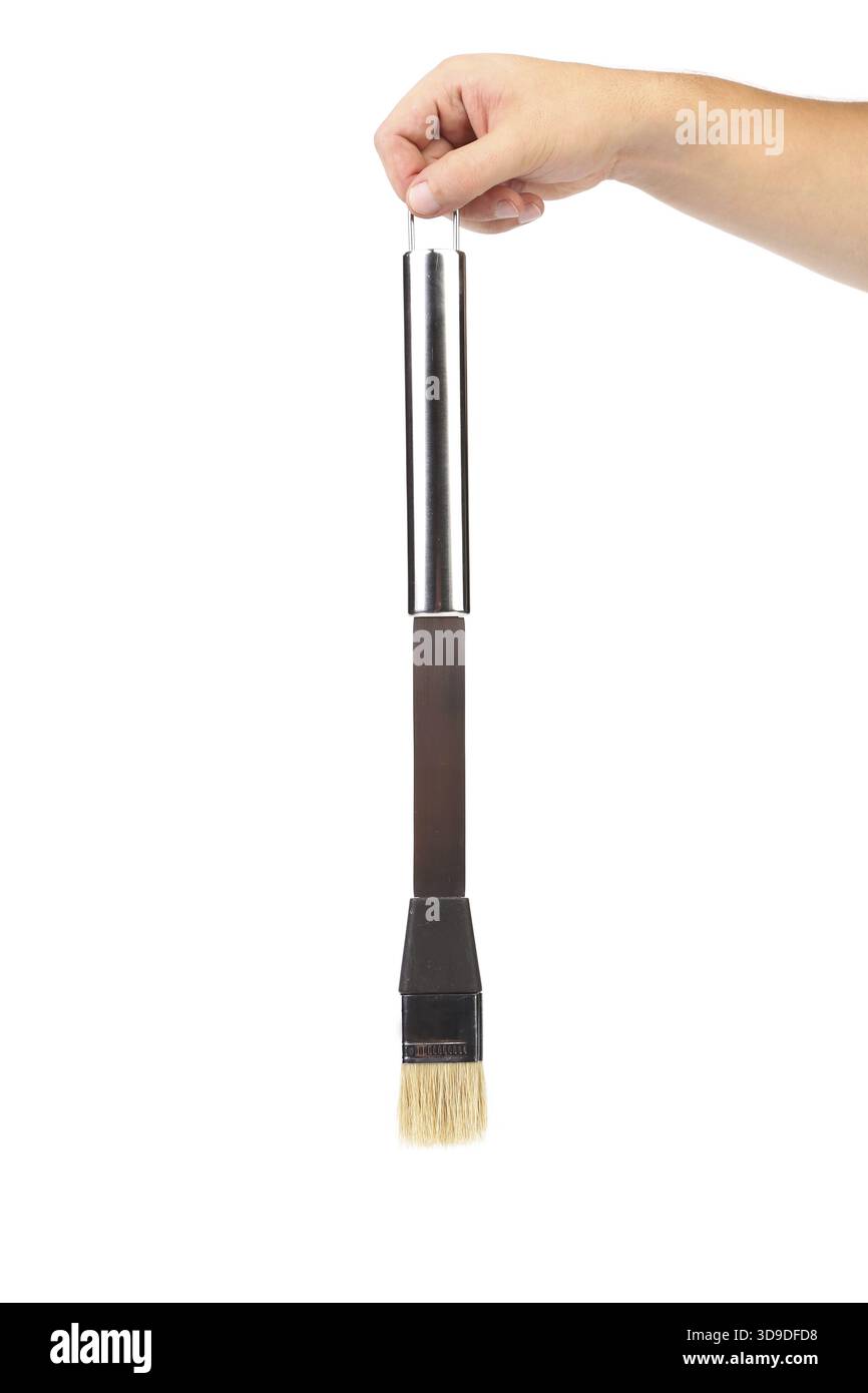 Basting brush. Isolated on a white background Stock Photo