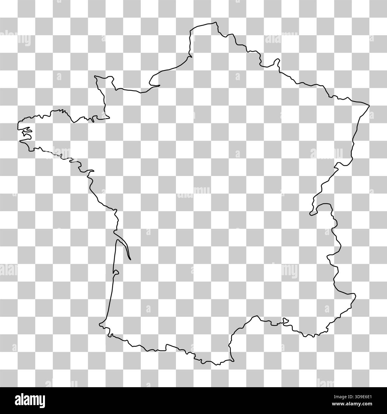 France map symbol shape, travel web flat concept icon symbol vector ...