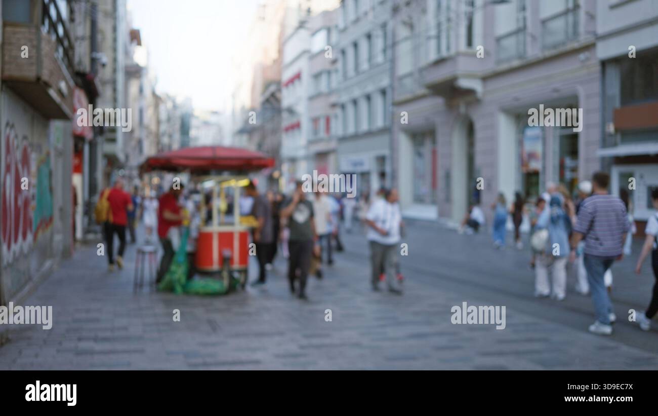 Defocused storefront sidewalk lights hi-res stock photography and ...