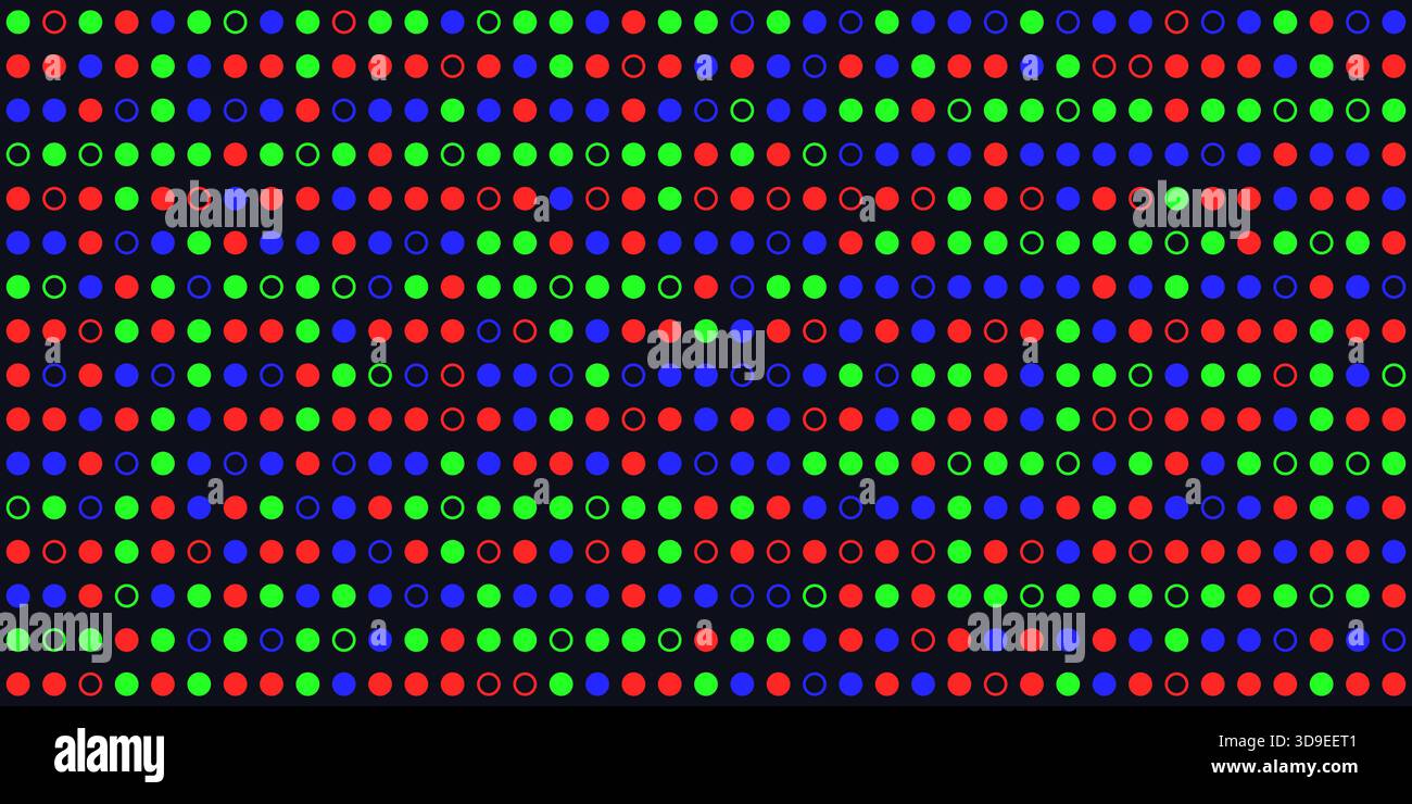 Technology, data and engineering dot pattern seamless background Stock Vector