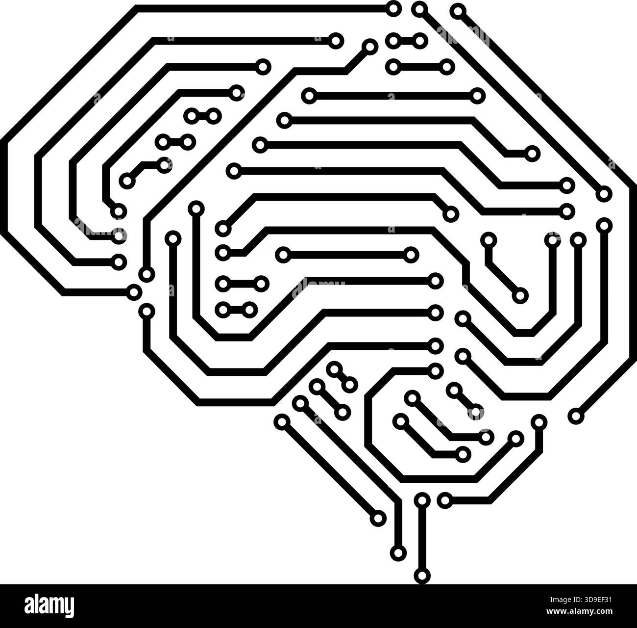 Printed circuit board shaped like a human brain: engineering, computing ...