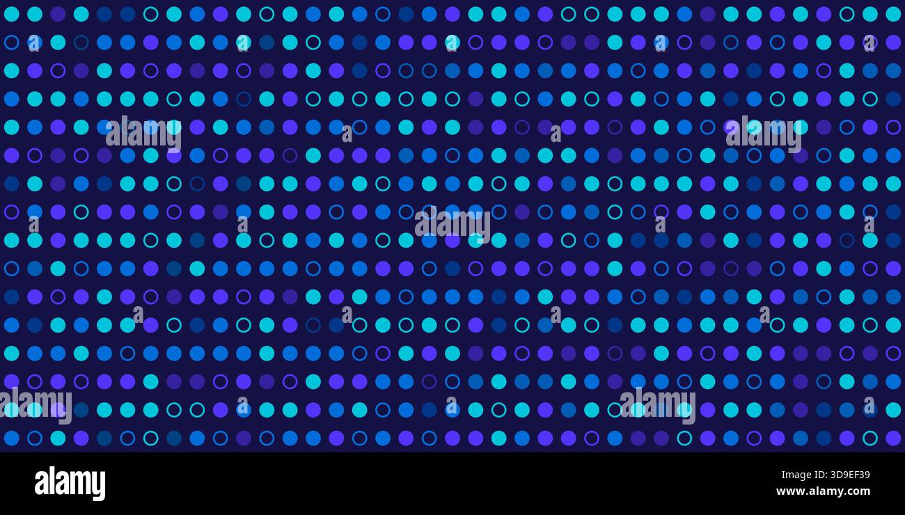 Technology and science dot pattern seamless pattern background Stock Vector