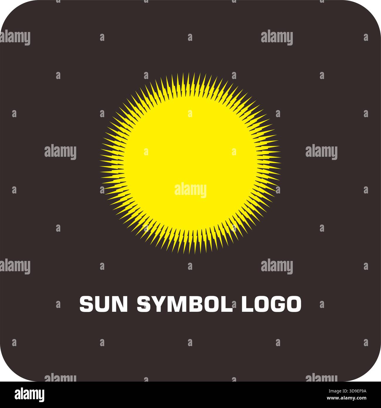 Minimalist Sunrise Logo – Rising Sun Symbol Vector Stock Vector Image ...