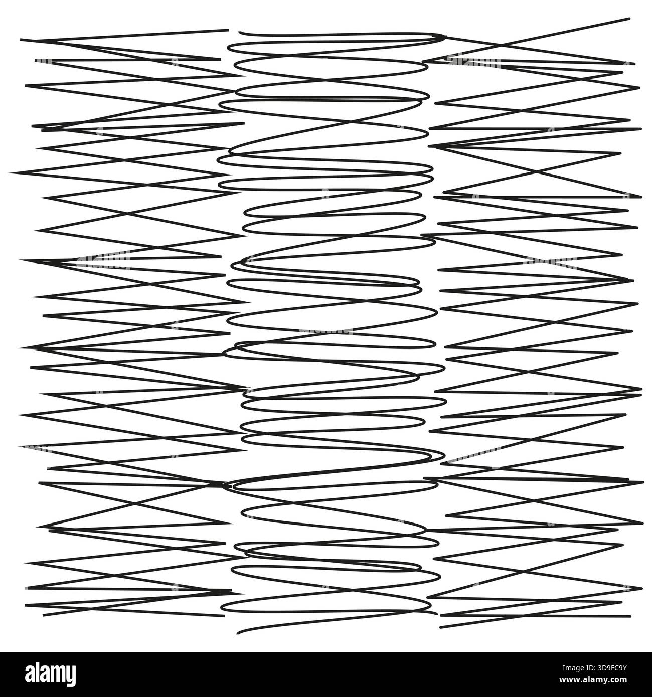 Abstract spiral pattern. Vertical spring lines. Monochromatic texture ...