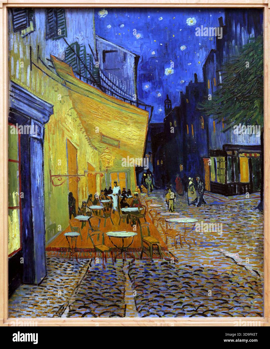 Cafe terrace at night vincent van gogh hi-res stock photography