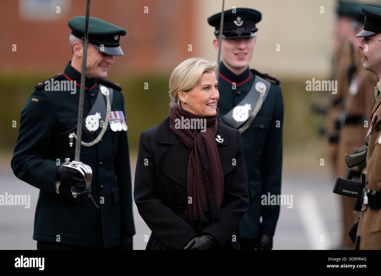 The Duchess of Edinburgh, in her role as Royal Colonel, 5th Battalion ...