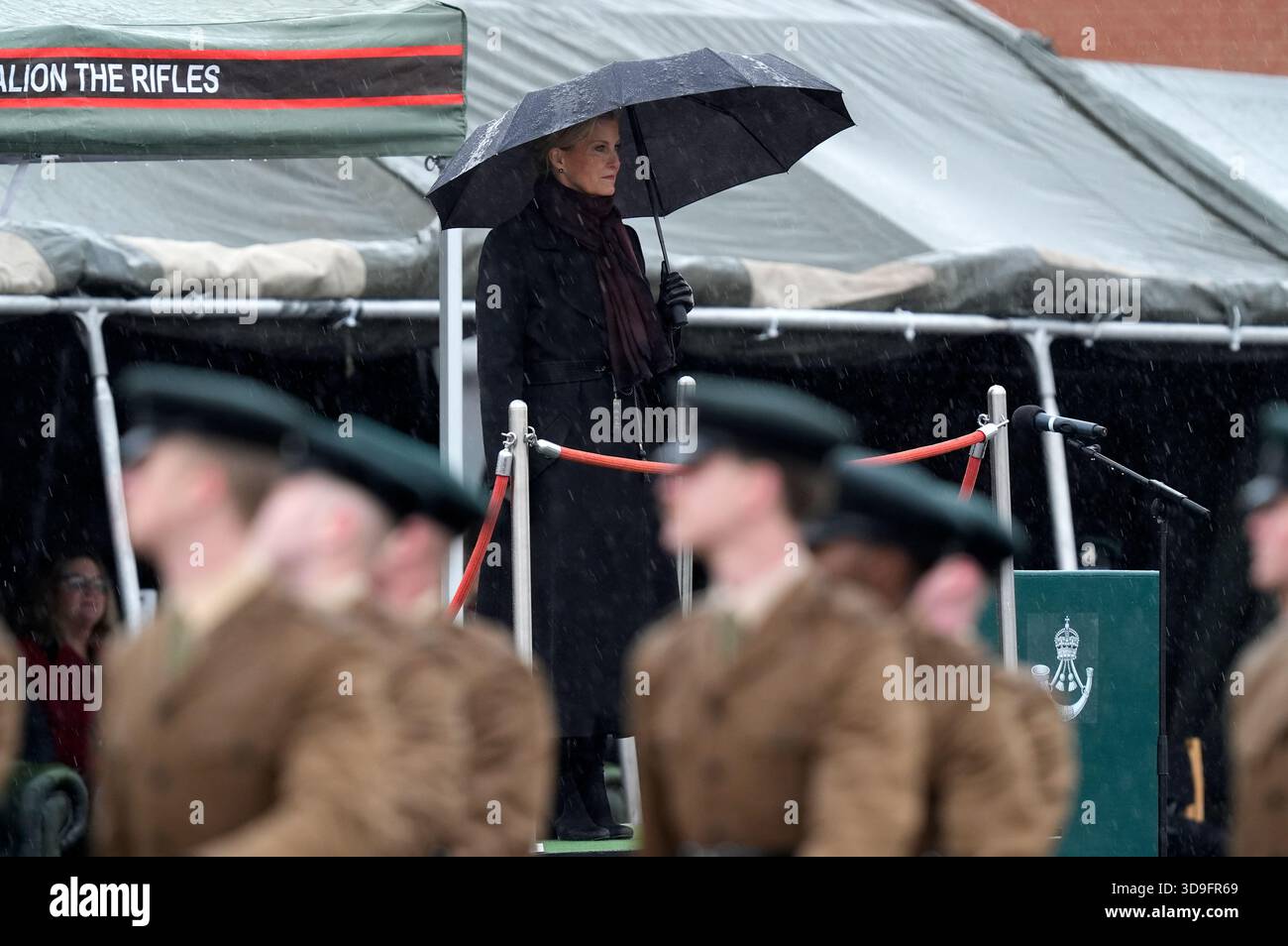 The Duchess of Edinburgh, in her role as Royal Colonel, 5th Battalion ...