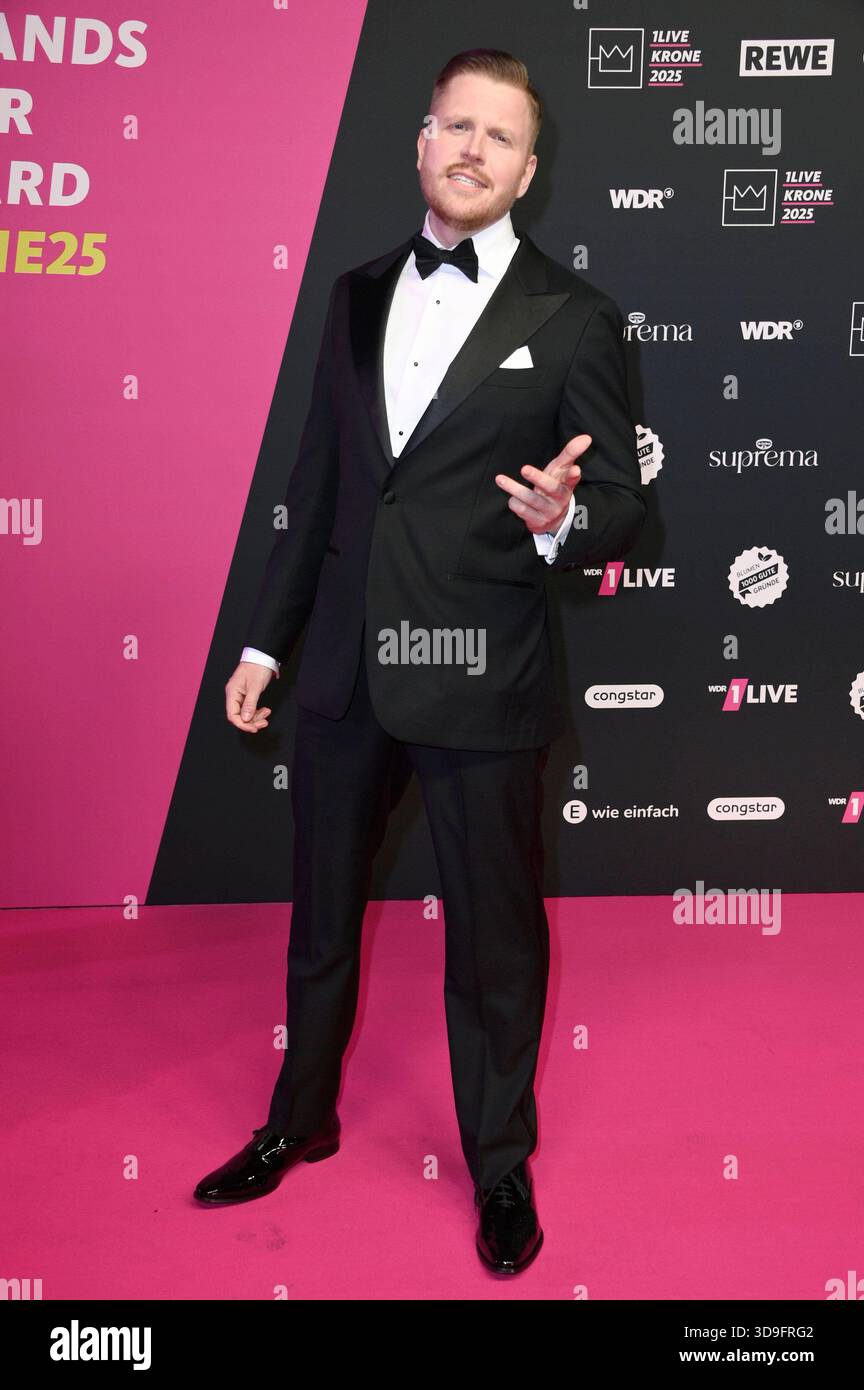 Finch bei der 26. Verleihung der 1Live Krone 2025 im Lokschuppen ...