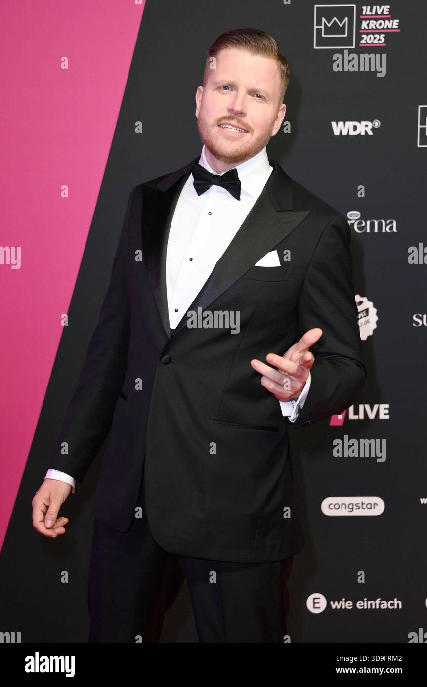 Finch bei der 26. Verleihung der 1Live Krone 2025 im Lokschuppen ...