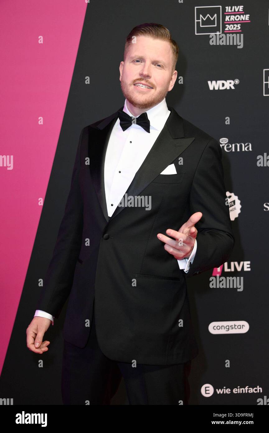 Finch bei der 26. Verleihung der 1Live Krone 2025 im Lokschuppen ...