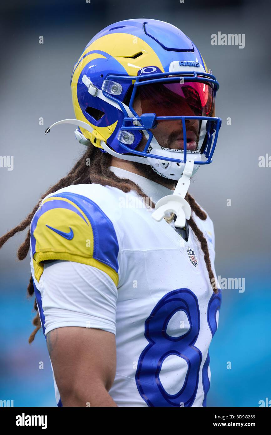 La Rams Dj Ester Los Angeles Rams wide receiver Jordan Whittington (88) warms-up prior ...
