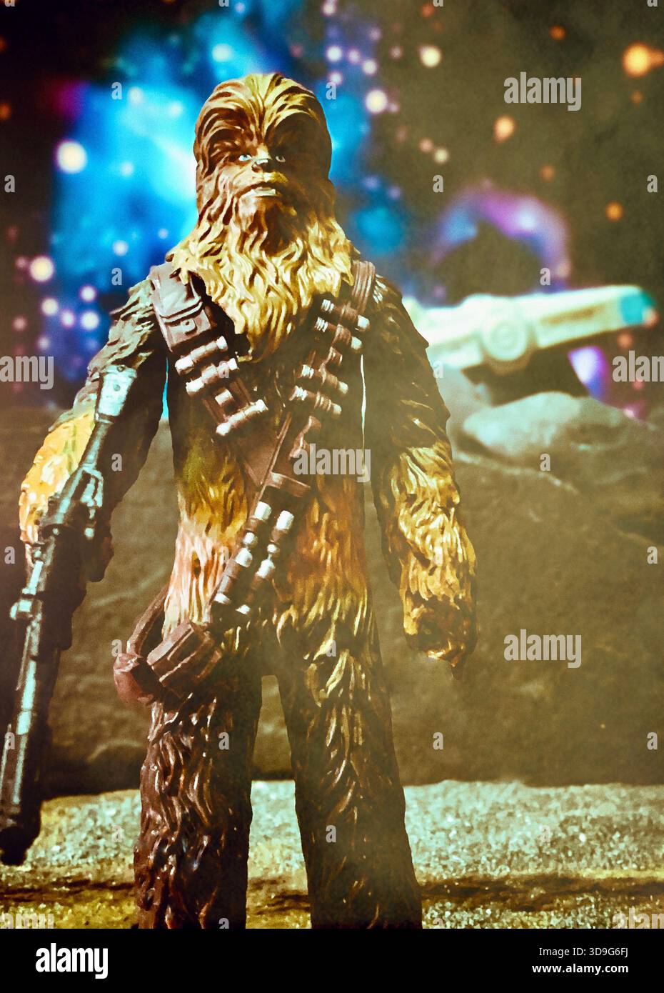 Model Chewbacca Toy - Smartphone Captured Stock Image