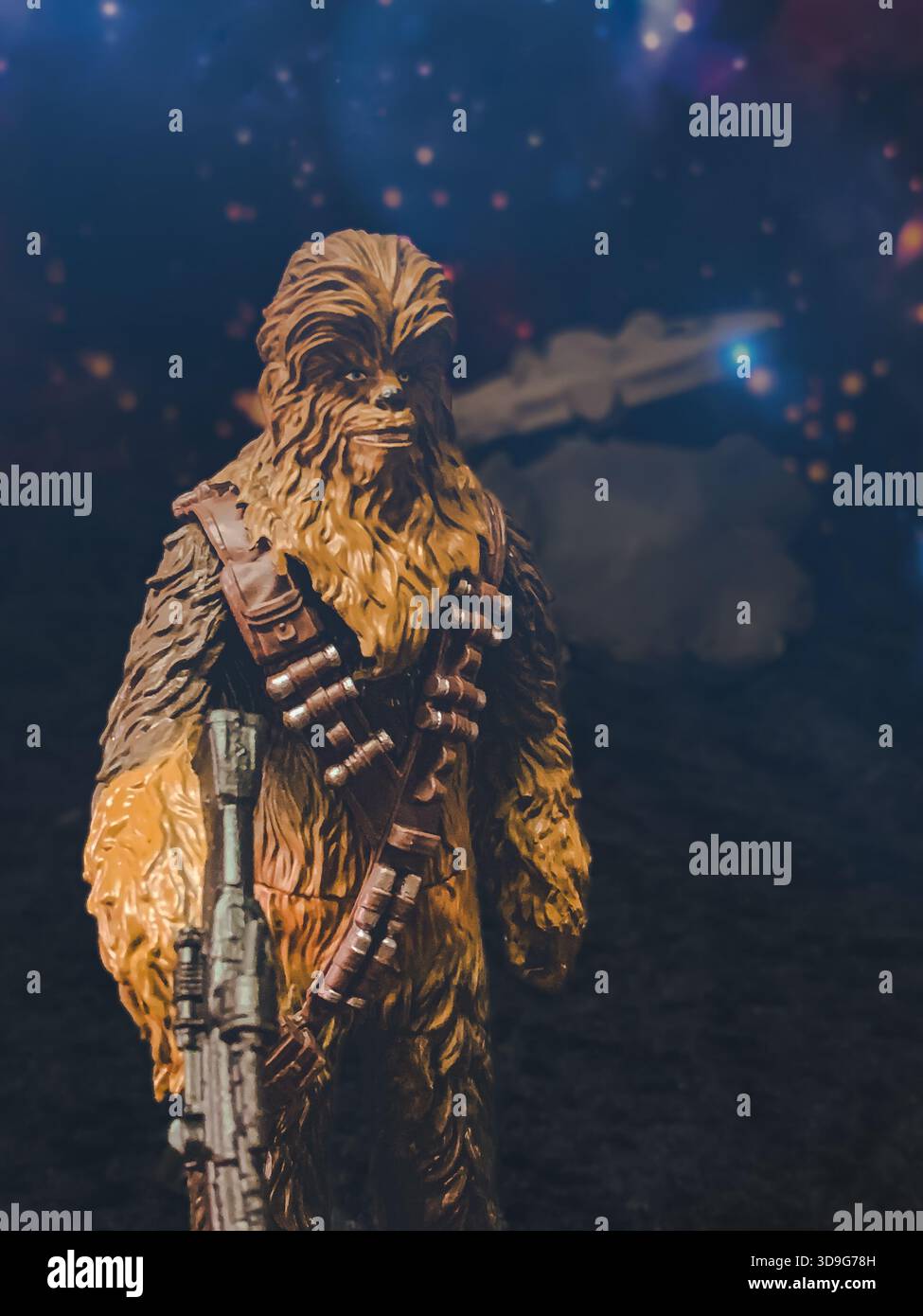 Model Chewbacca Toy - Smartphone Captured Stock Image