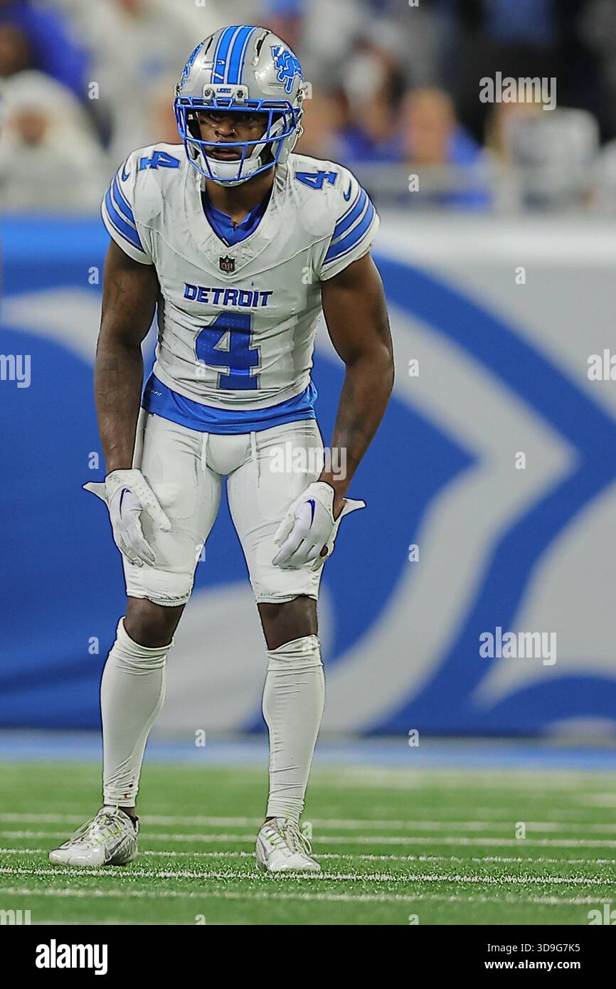 Dj Reed Interception Detroit Lions cornerback D.J. Reed (4) plays defense during an NFL ...